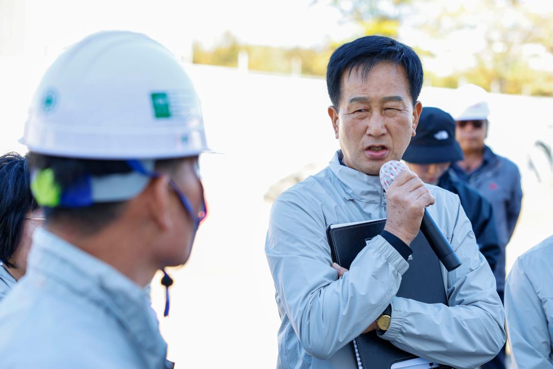 군정 주요사업장 현장 점검 2일차