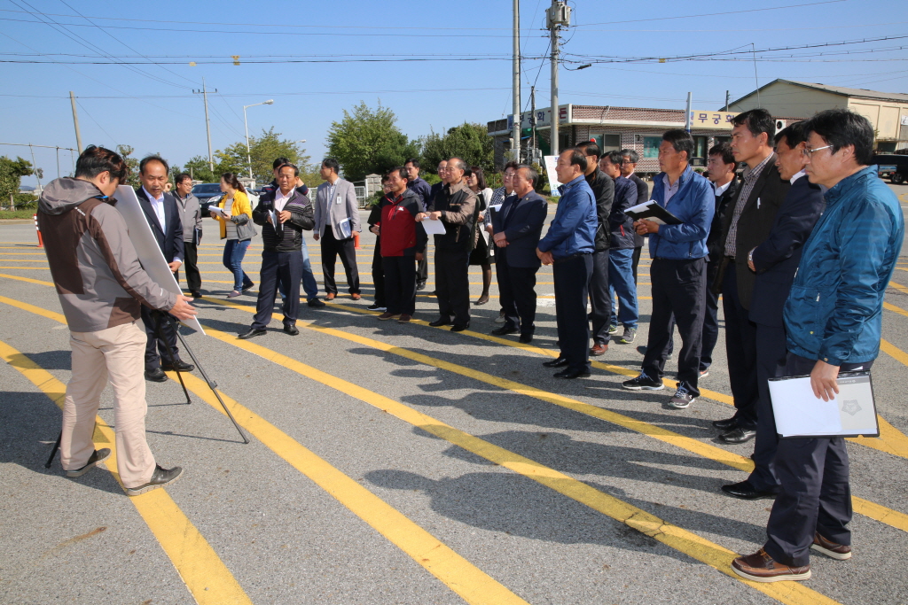 용궁사거리 개선사업장답사