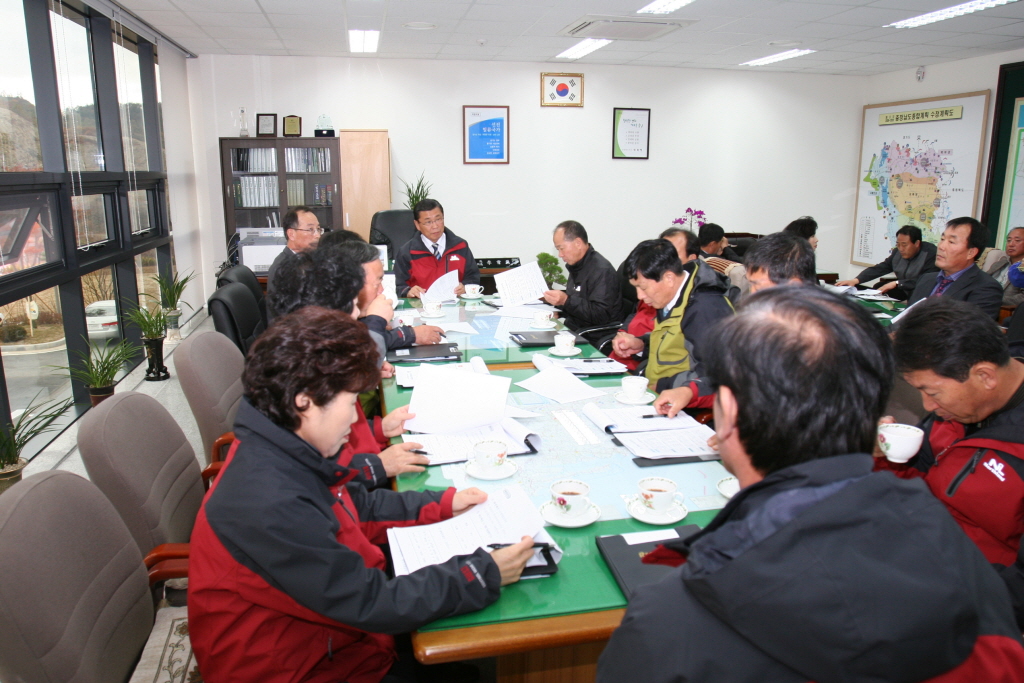  군정 주요사업장 방문