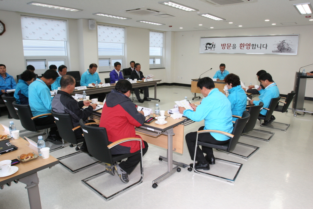 군정 주요사업장 답사