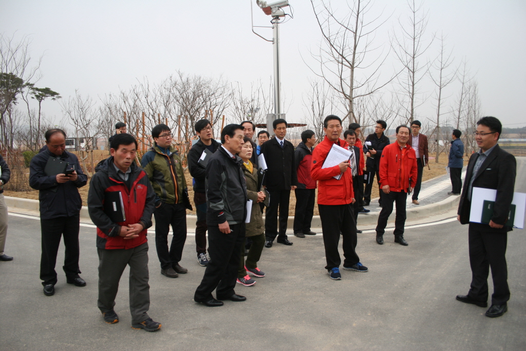 예산군 농어촌지방상수도확충사업(응봉지구)장 답사