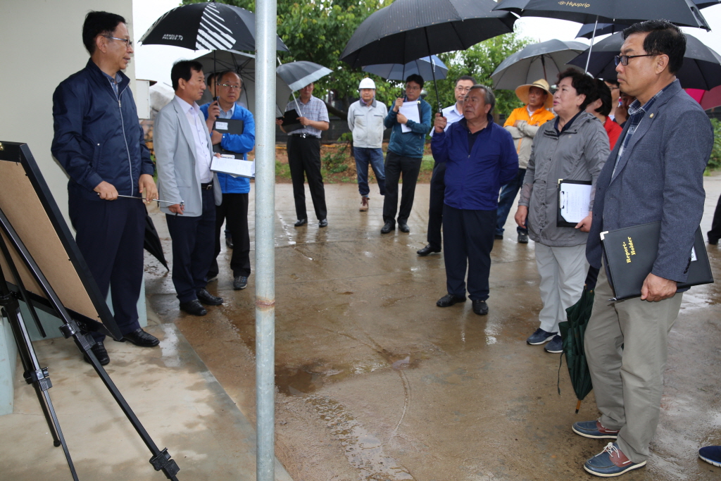 학교급식지원센터 신축사업장 답사