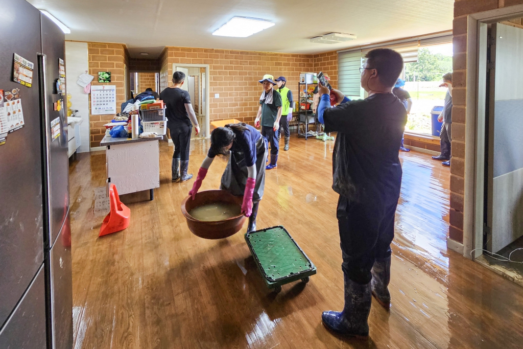 2025년 7월 21일 수해지역 현장답사 및 복구작업