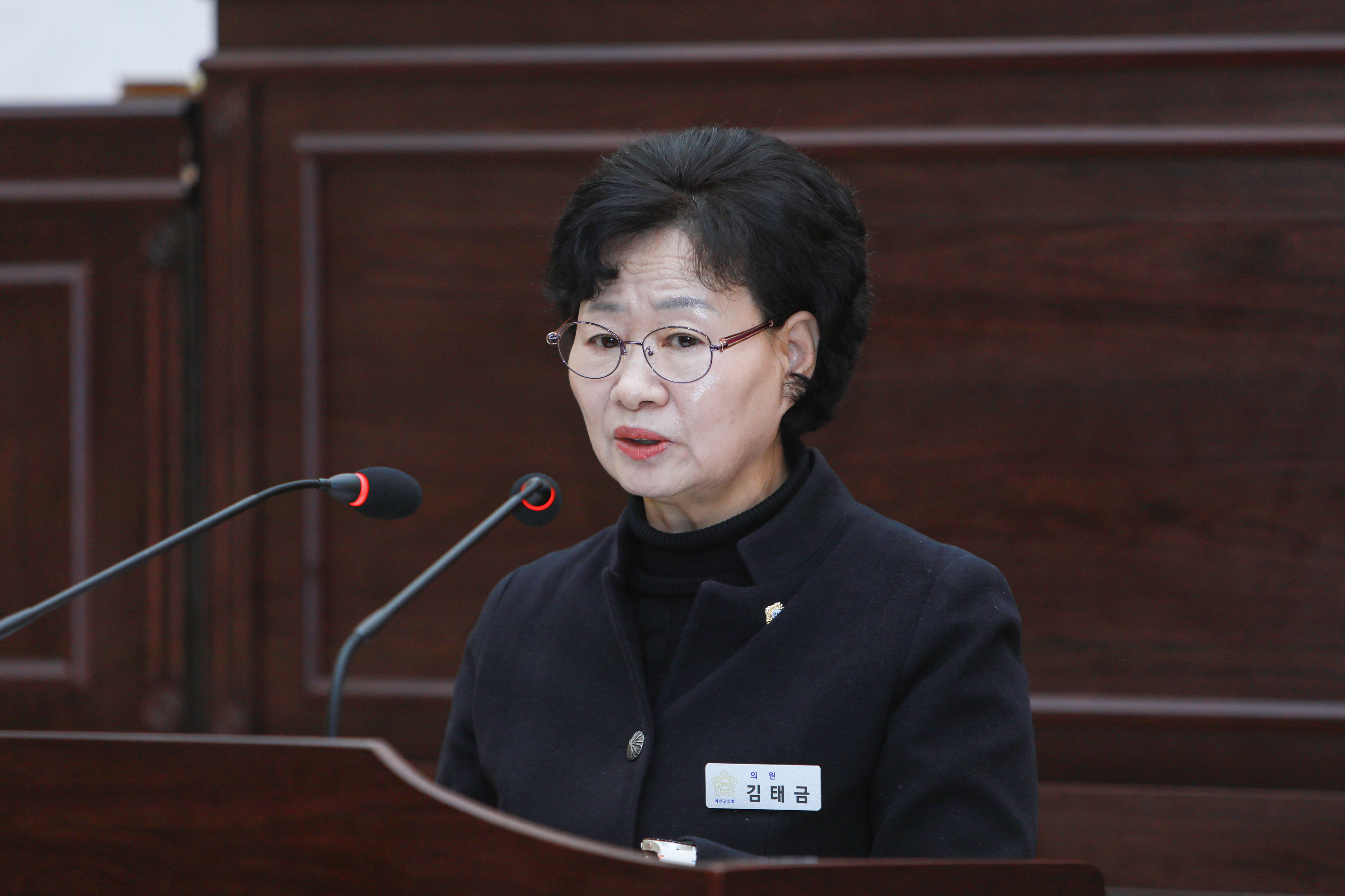 '예산군의회, 인공지능 시대 대응을 위한 조례 제정' 게시글의 사진(1) '예산군의회 김태금 의원.jpg'